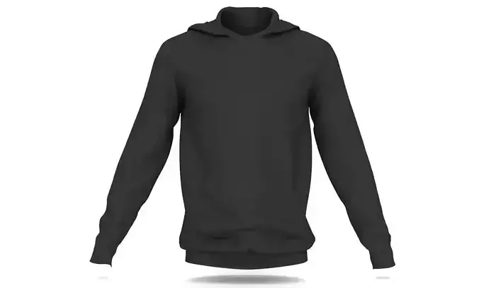 Men black hoodie 