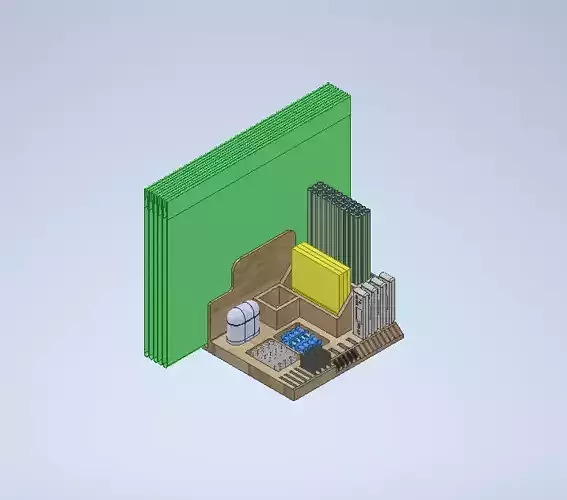 Desk Organizer with Airpod and USB holder