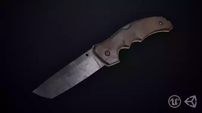 Old Knife - Game Ready
