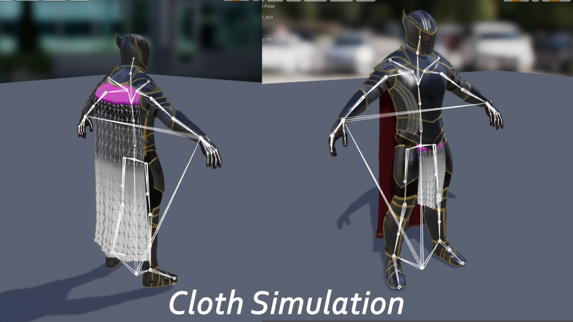 Fantasy Knight Low-poly 3D model_6