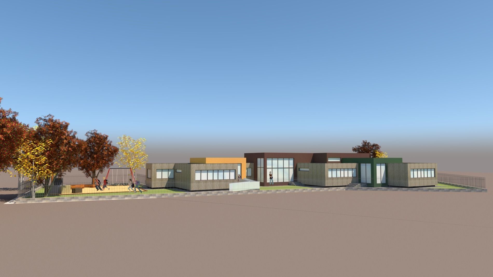 Foster home 3D model_1