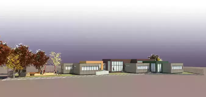 Foster home 3D model