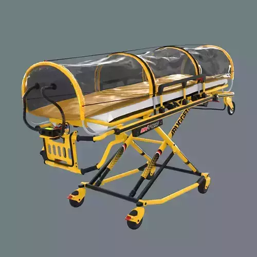 Corona Emergency Stretcher Low-poly 3D model