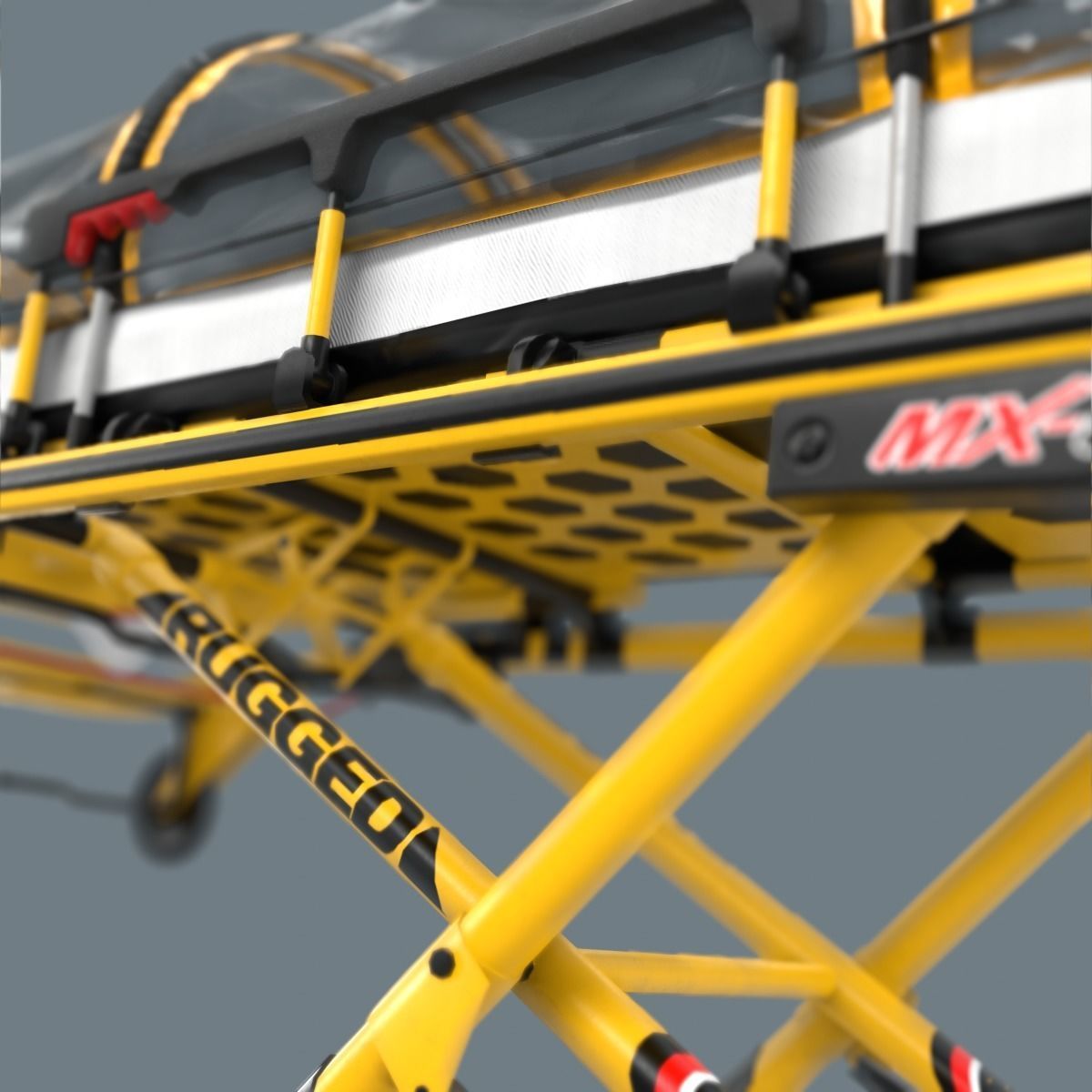 Corona Emergency Stretcher Low-poly 3D model_24