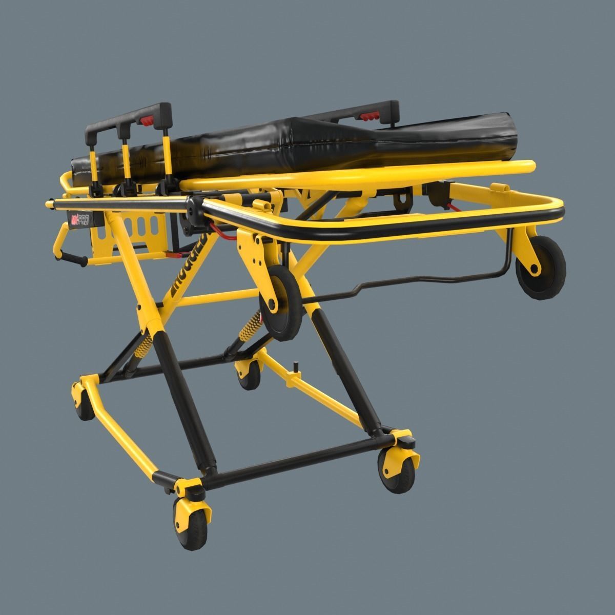 Corona Emergency Stretcher Low-poly 3D model_18