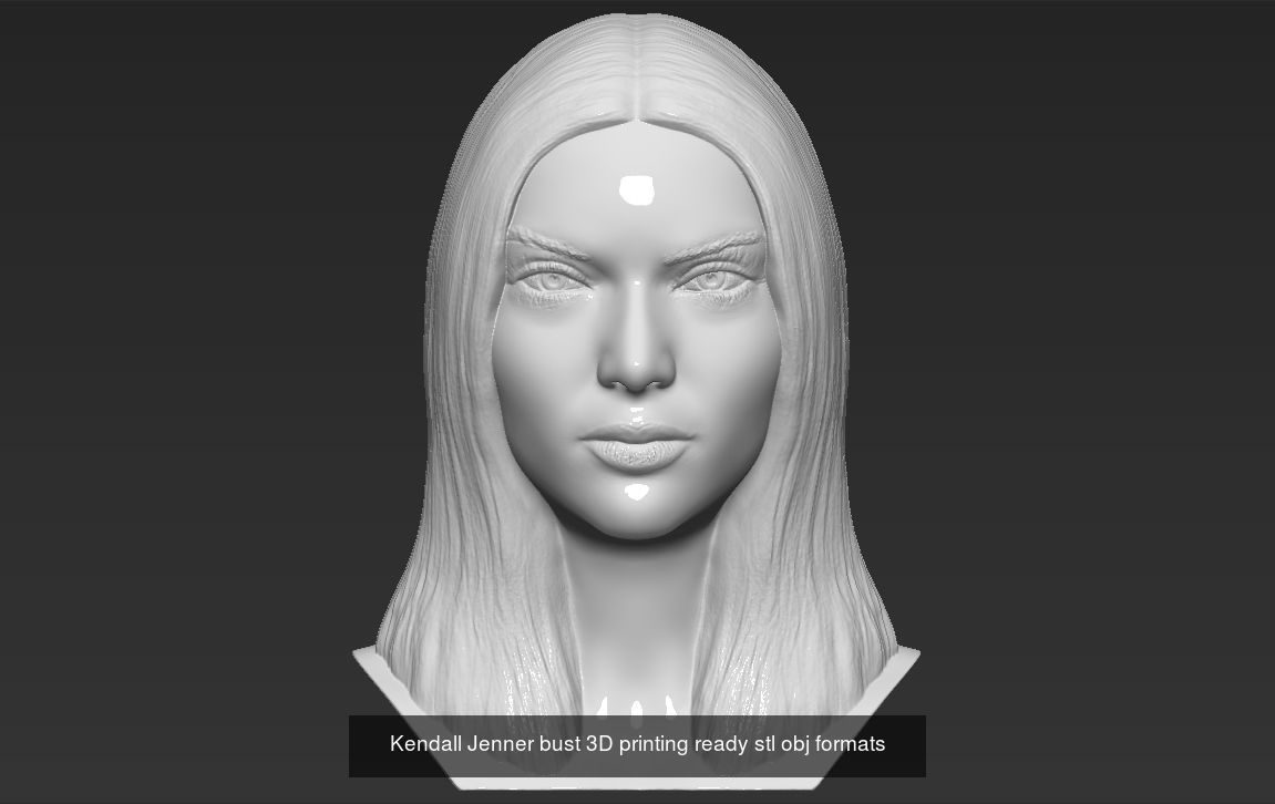 Supermodels busts ready for 3D printing 3D Model Collection_3