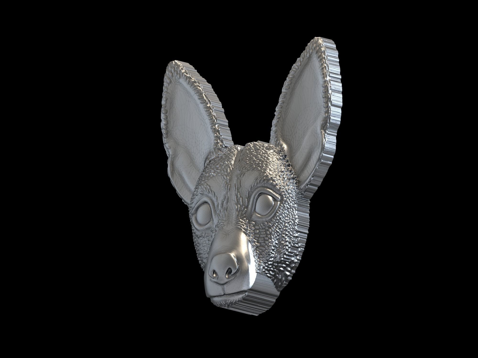 Jack Russell Terrier dog pendant 3D print model 3D print model_17