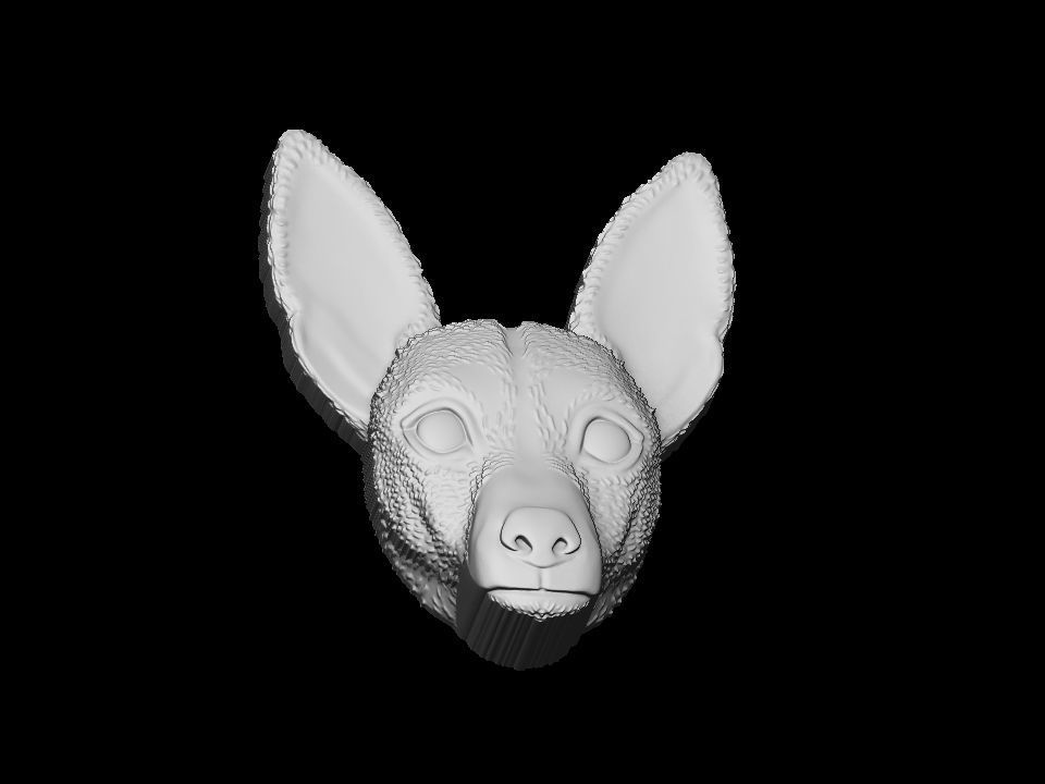 Jack Russell Terrier dog pendant 3D print model 3D print model_24