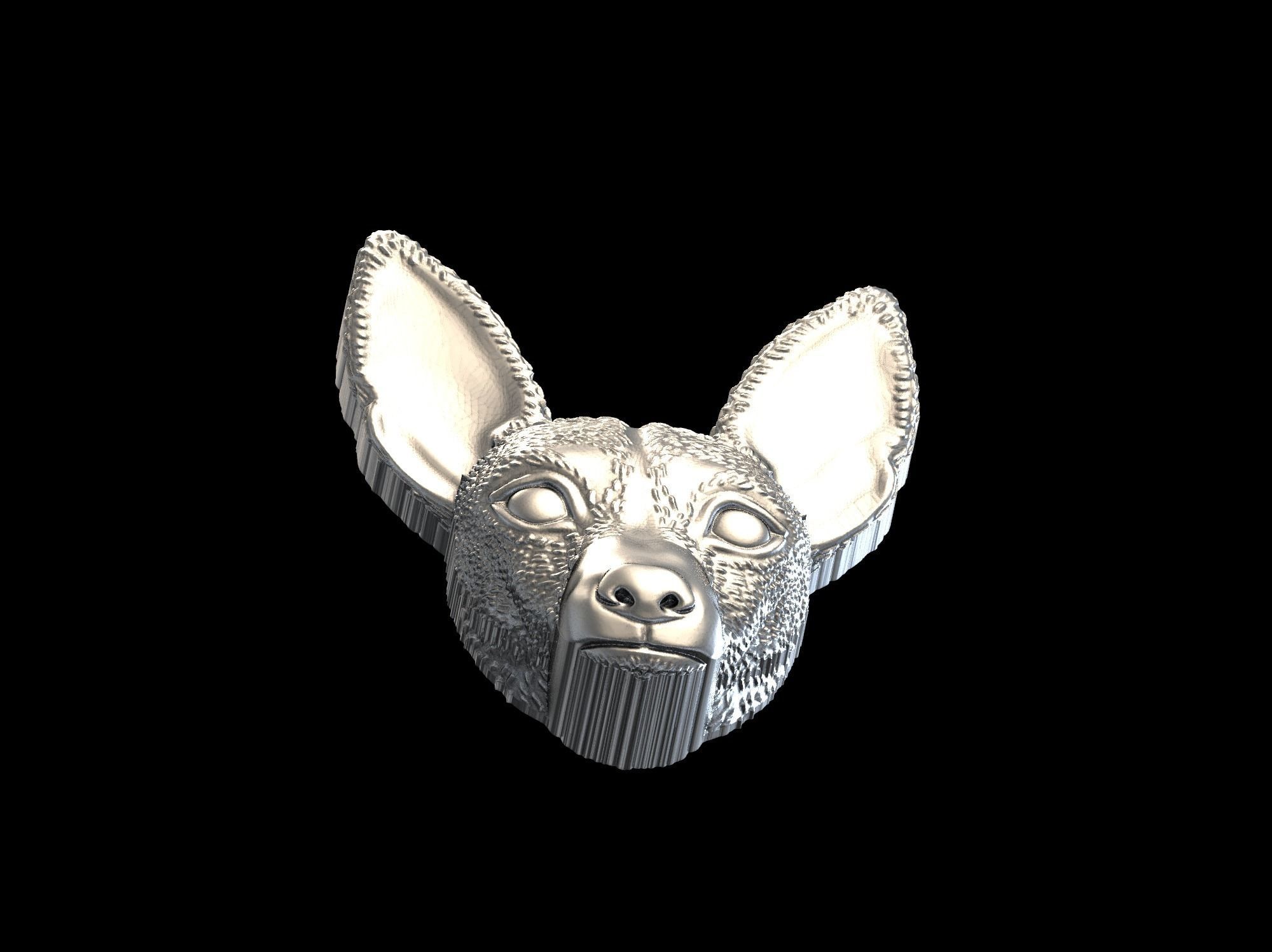 Jack Russell Terrier dog pendant 3D print model 3D print model_16