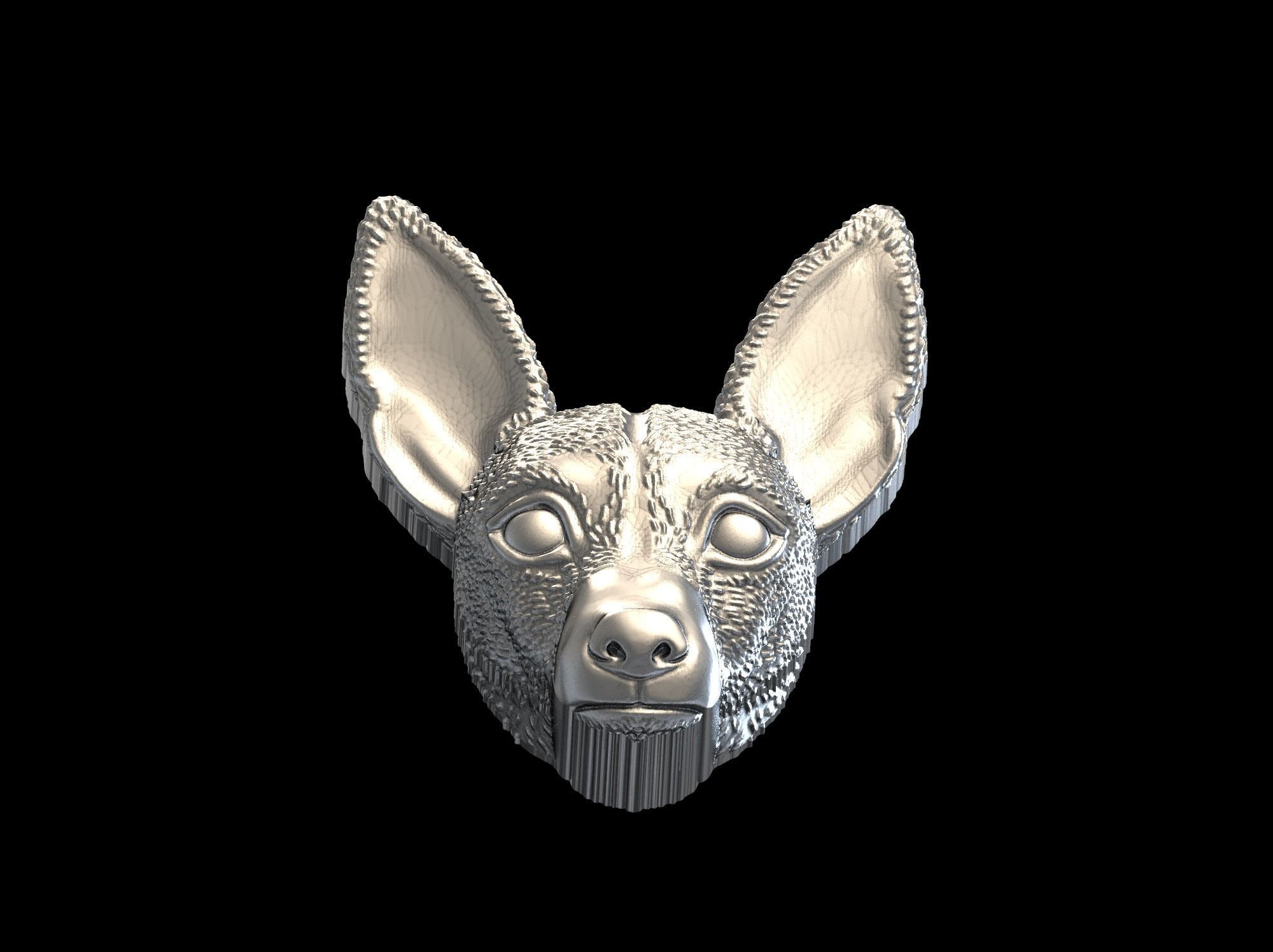 Jack Russell Terrier dog pendant 3D print model 3D print model_34