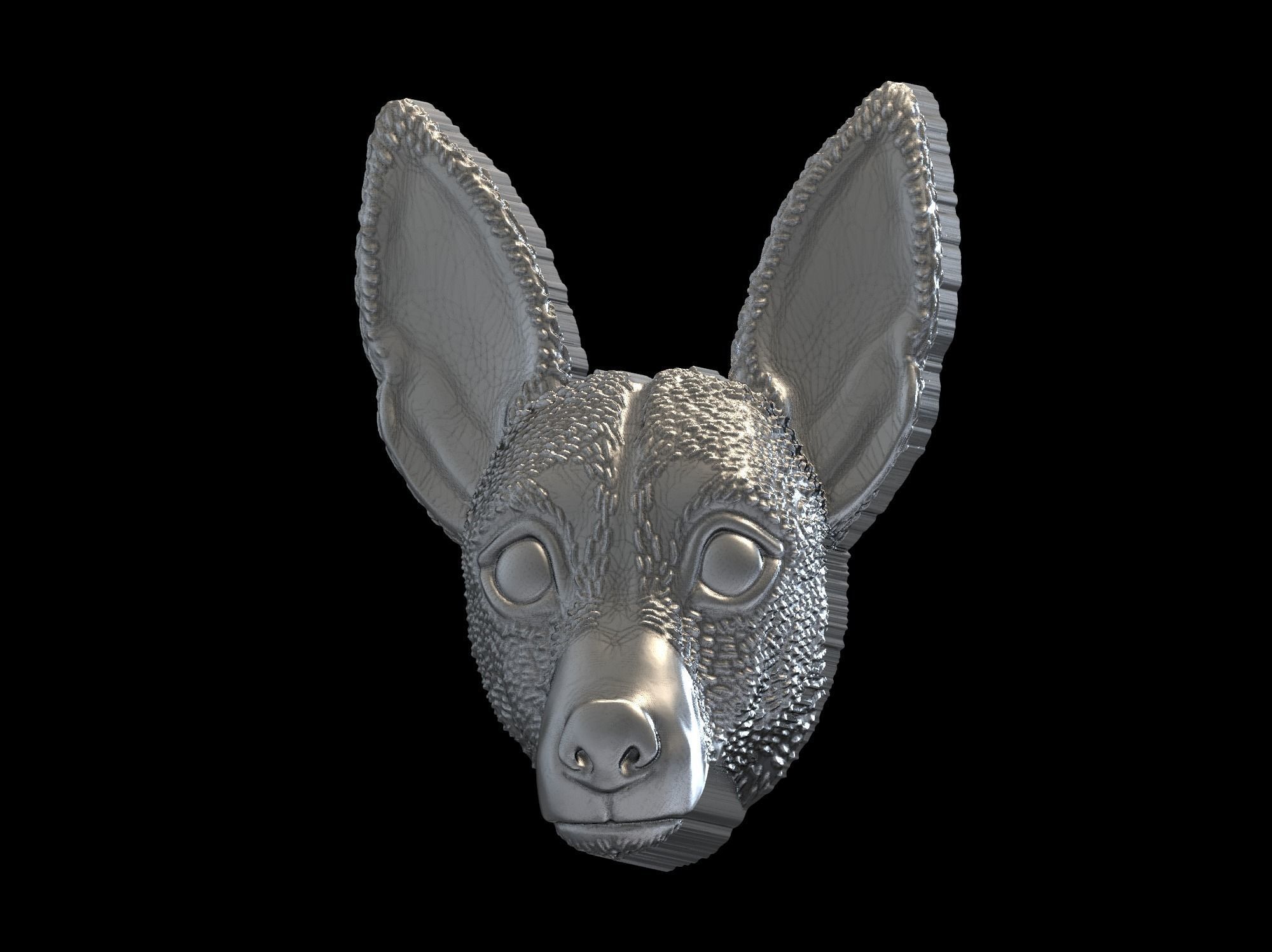 Jack Russell Terrier dog pendant 3D print model 3D print model_29