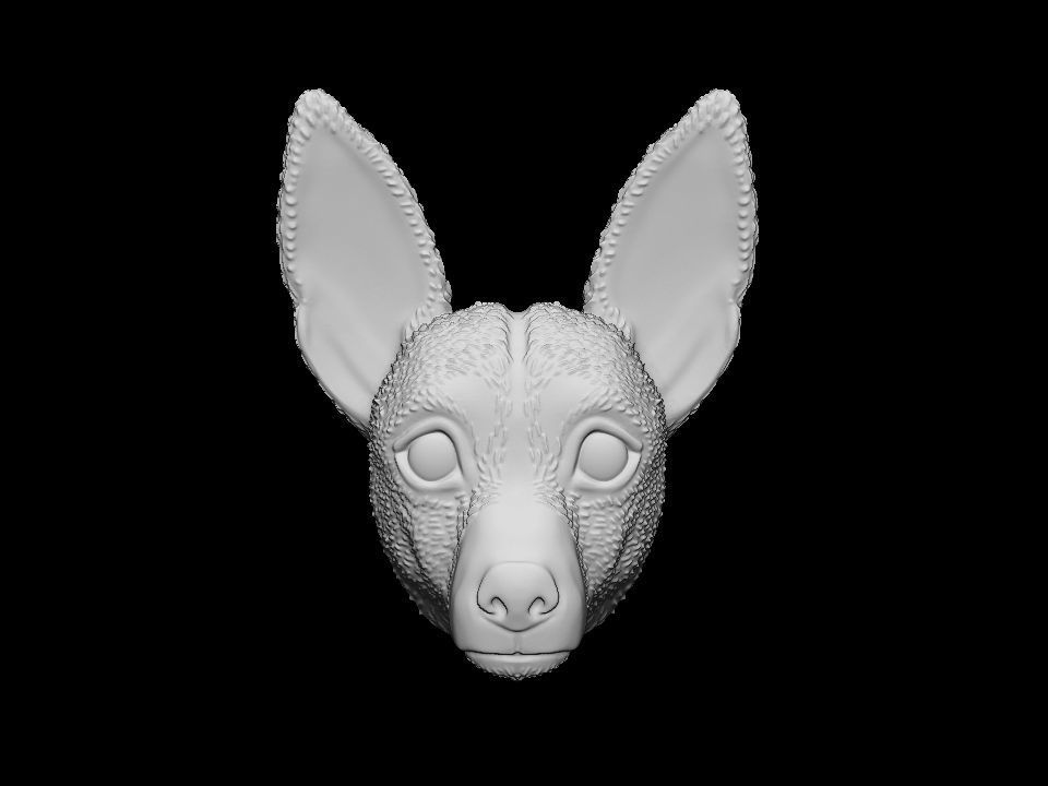 Jack Russell Terrier dog pendant 3D print model 3D print model_5