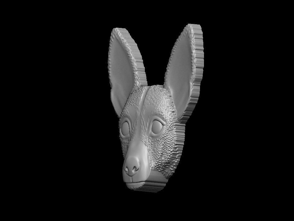 Jack Russell Terrier dog pendant 3D print model 3D print model_6