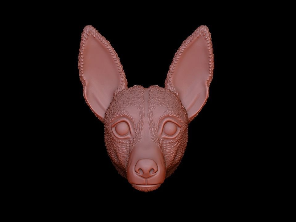 Jack Russell Terrier dog pendant 3D print model 3D print model_1