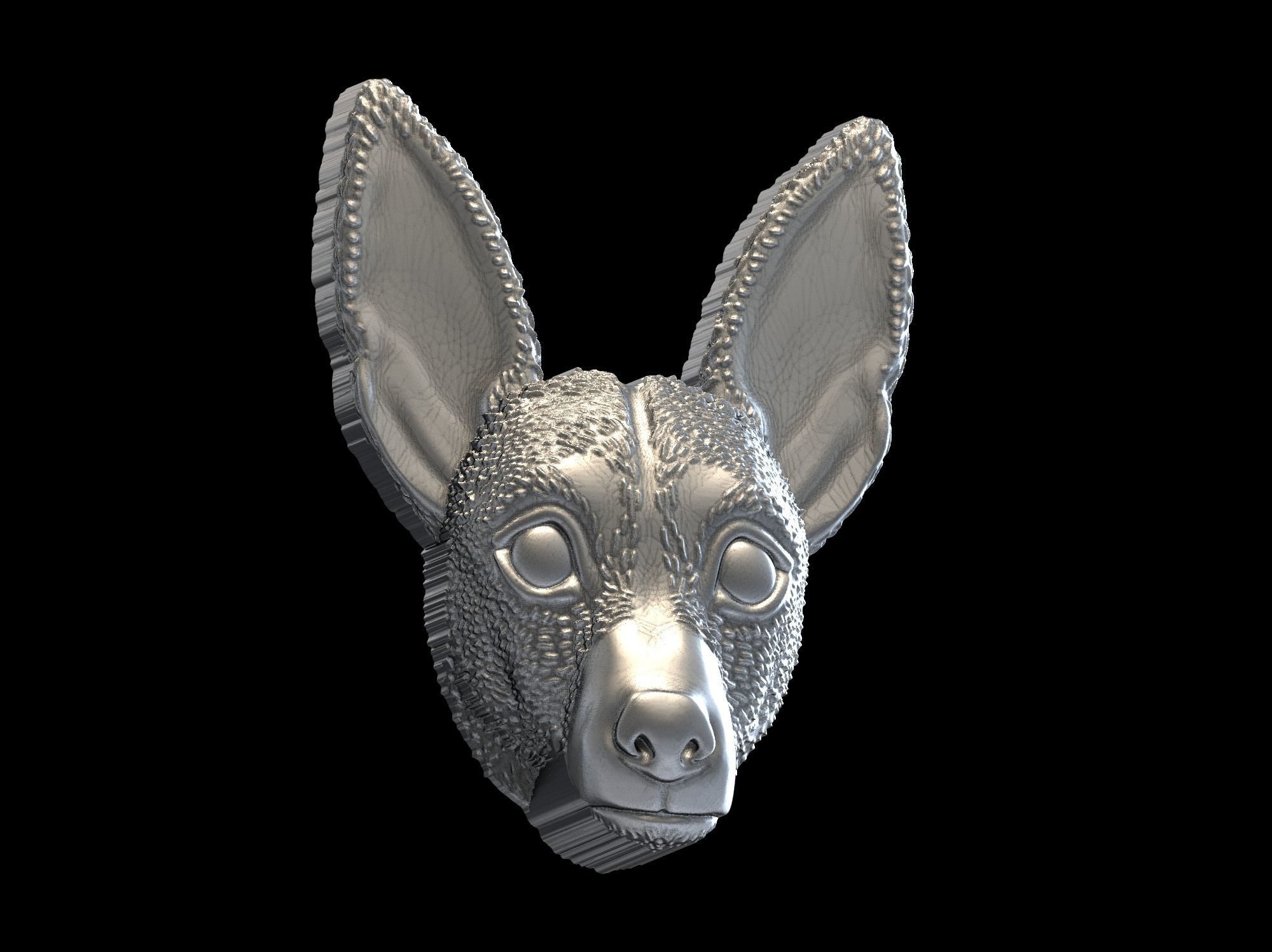 Jack Russell Terrier dog pendant 3D print model 3D print model_11