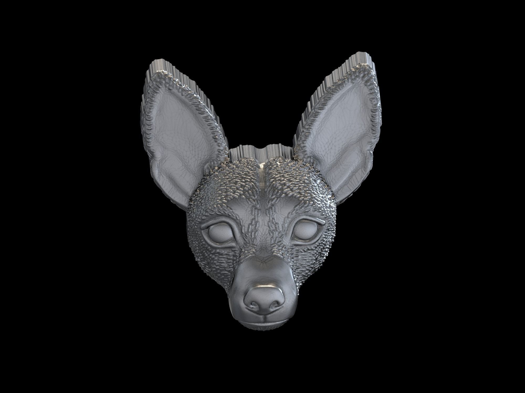 Jack Russell Terrier dog pendant 3D print model 3D print model_15
