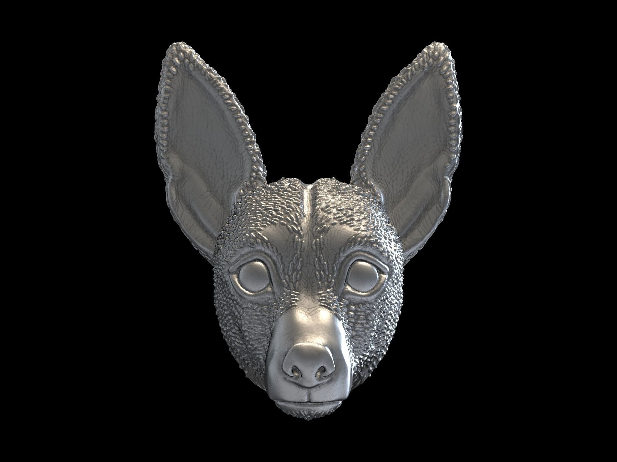 Jack Russell Terrier dog pendant 3D print model 3D print model_33