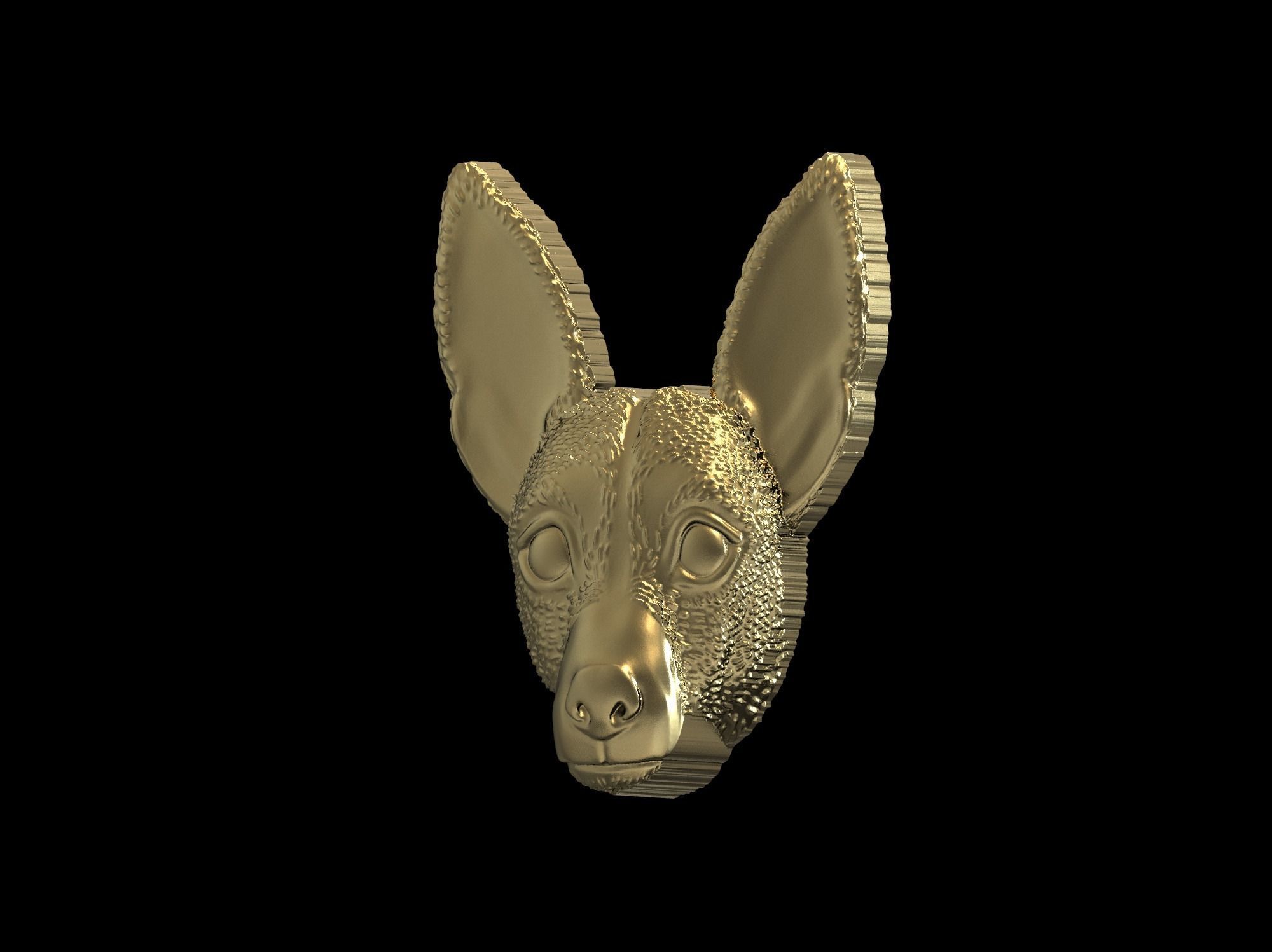 Jack Russell Terrier dog pendant 3D print model 3D print model_19