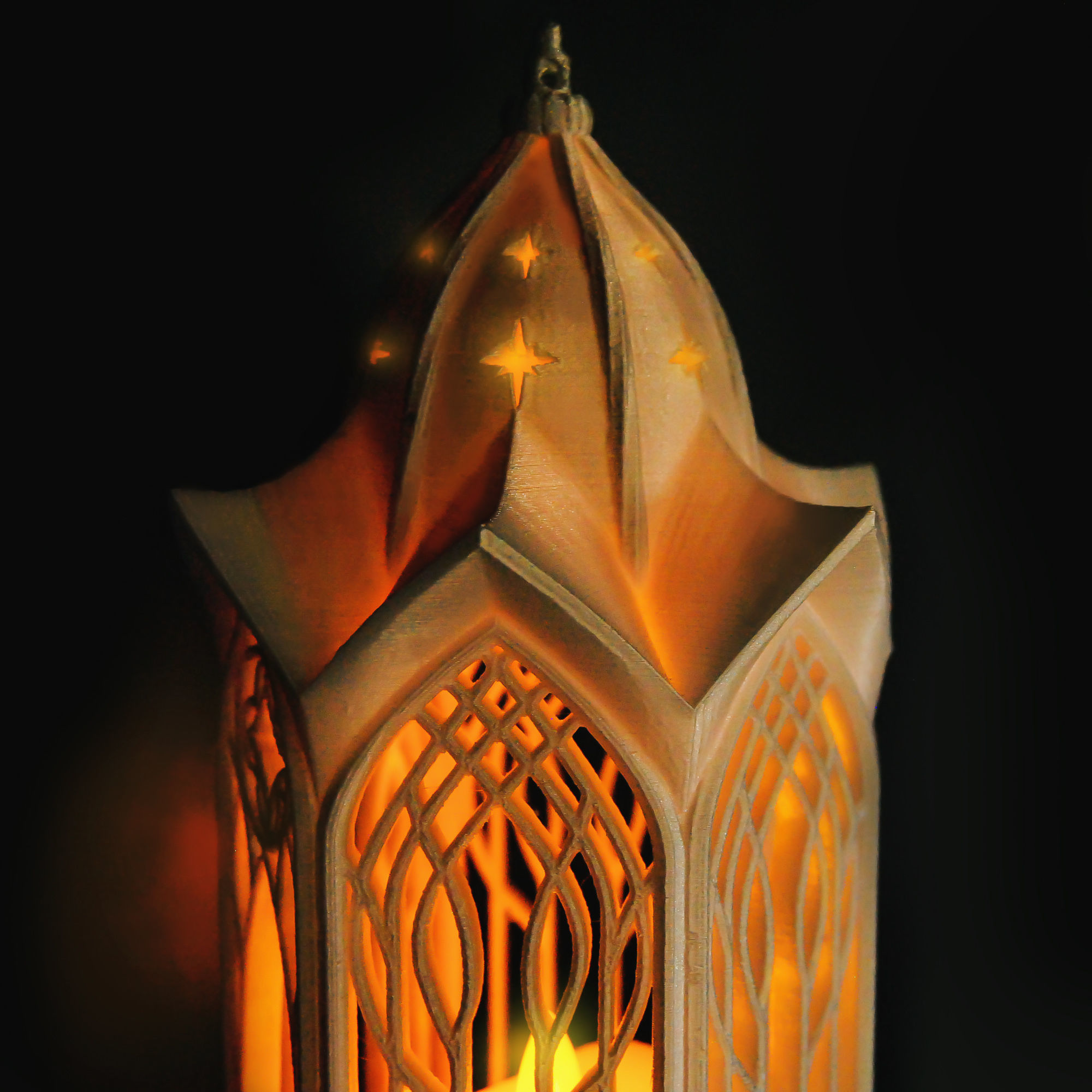 Elvish Lantern 3D print model_4