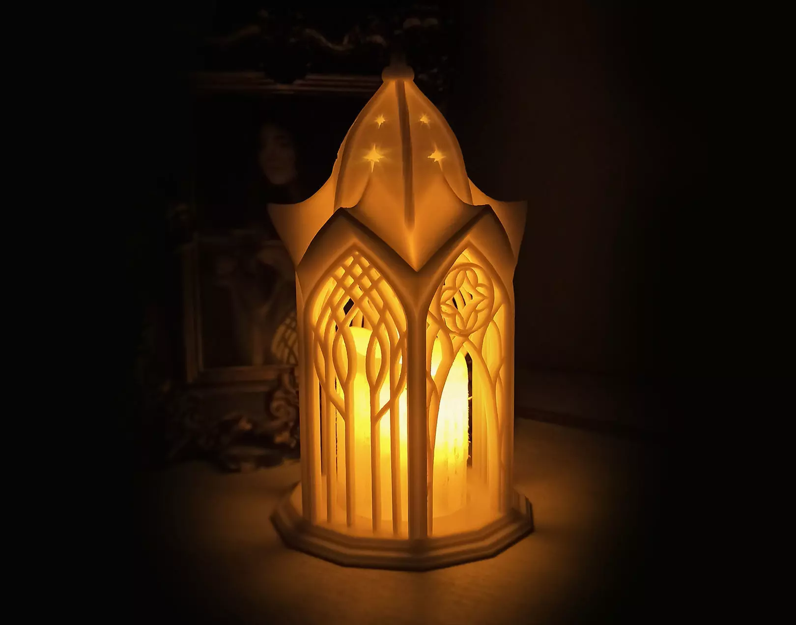 Elvish Lantern 3D print model_0