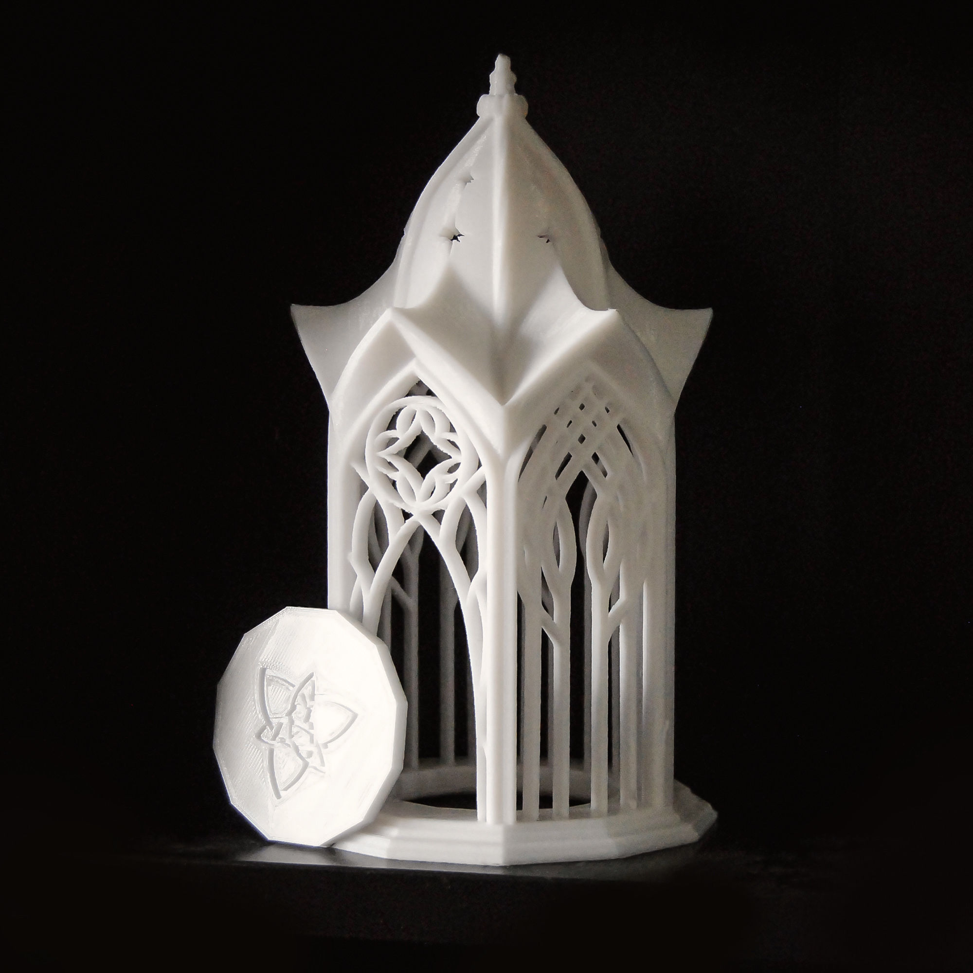 Elvish Lantern 3D print model_5