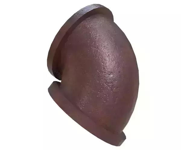 lowpoly pipe old rusty Low-poly 3D model