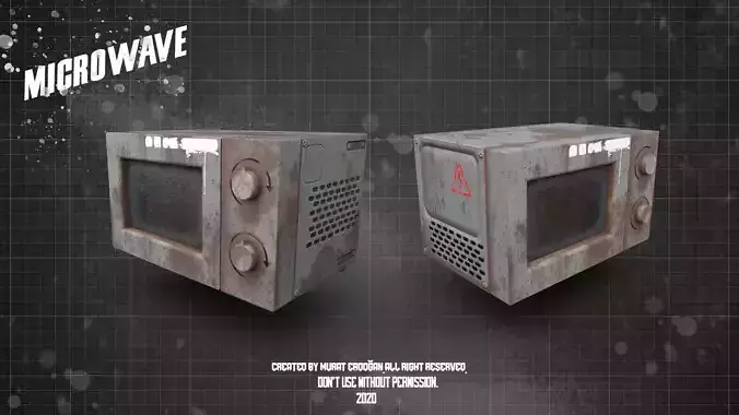 Microwave PBR old rusty