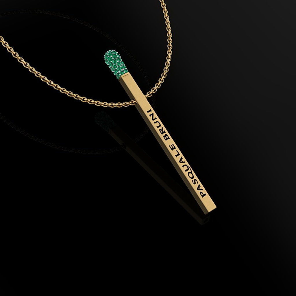 Pasquale Bruni Pendant  3D print model_3