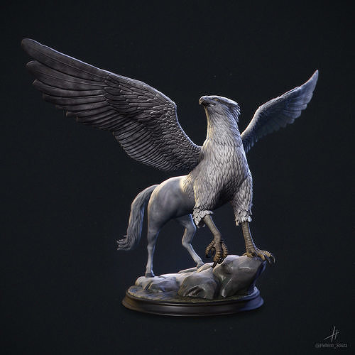 Griffin-Hippogriff harry potter  3D print model