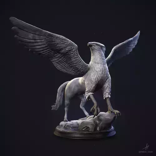 Griffin-Hippogriff harry potter  3D print model