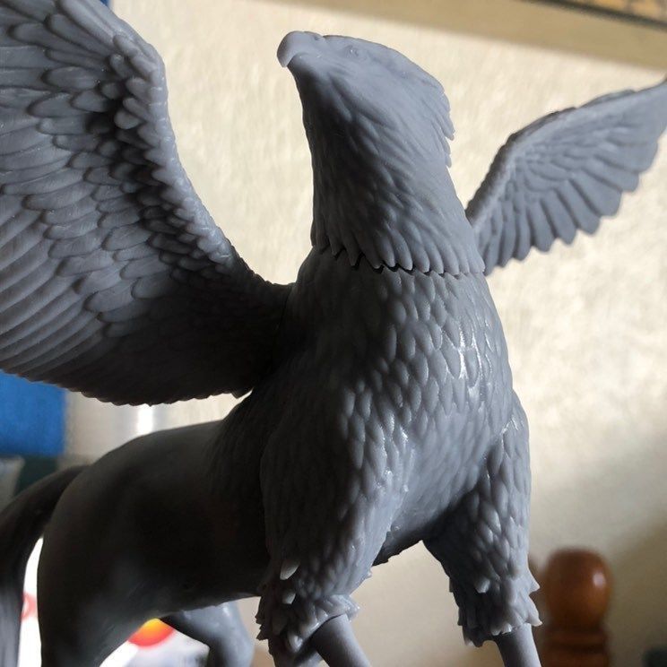 Griffin-Hippogriff harry potter  3D print model_9