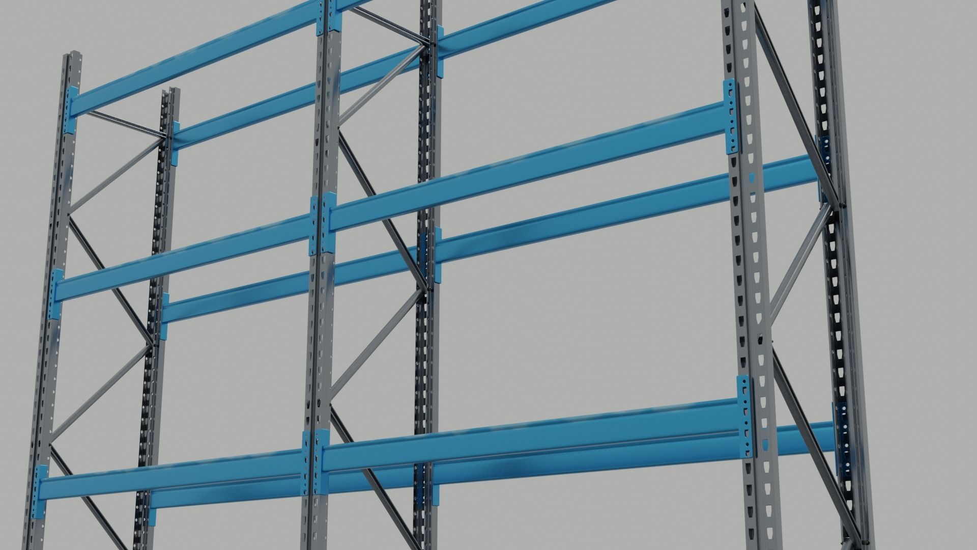 warehouse shelf 3D model_9