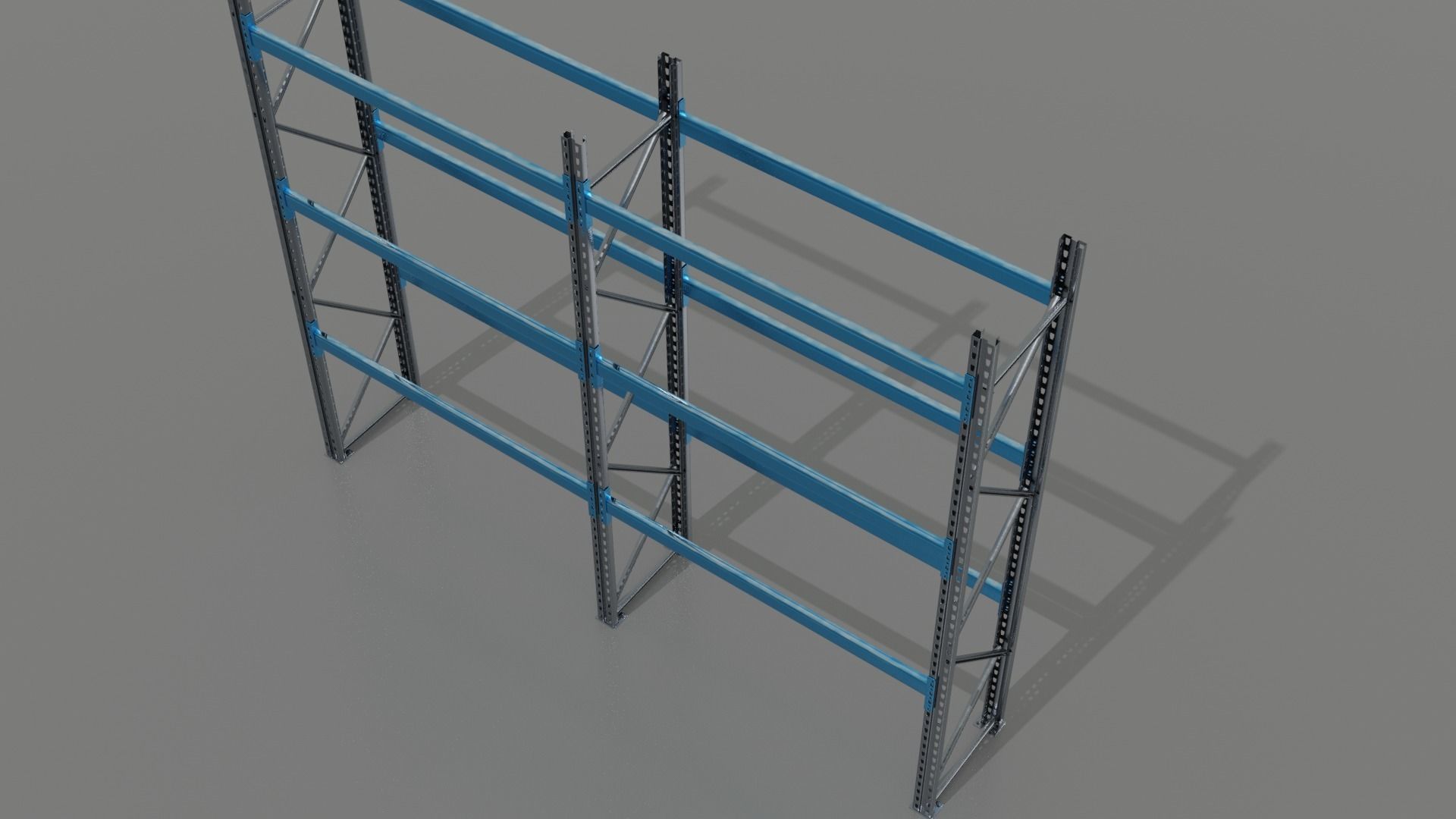warehouse shelf 3D model_2