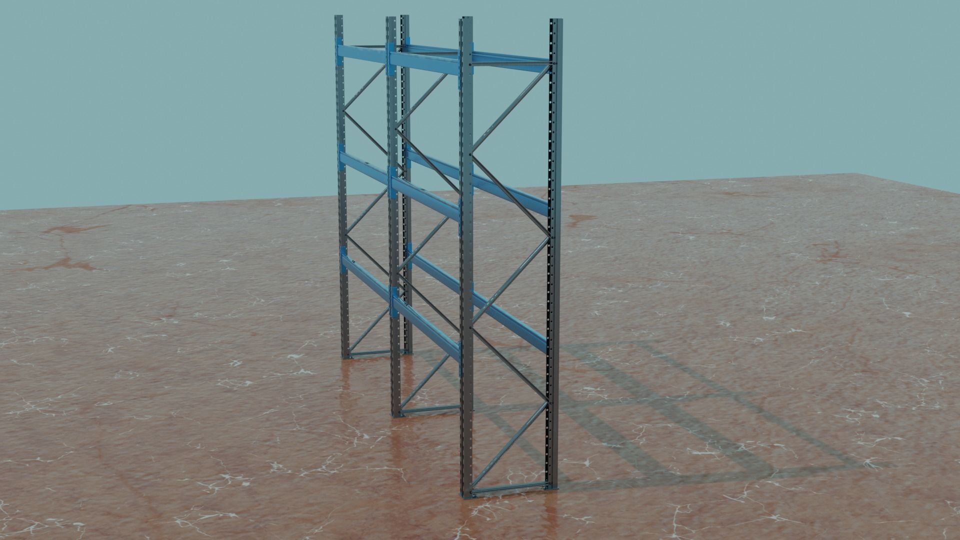 warehouse shelf 3D model_7