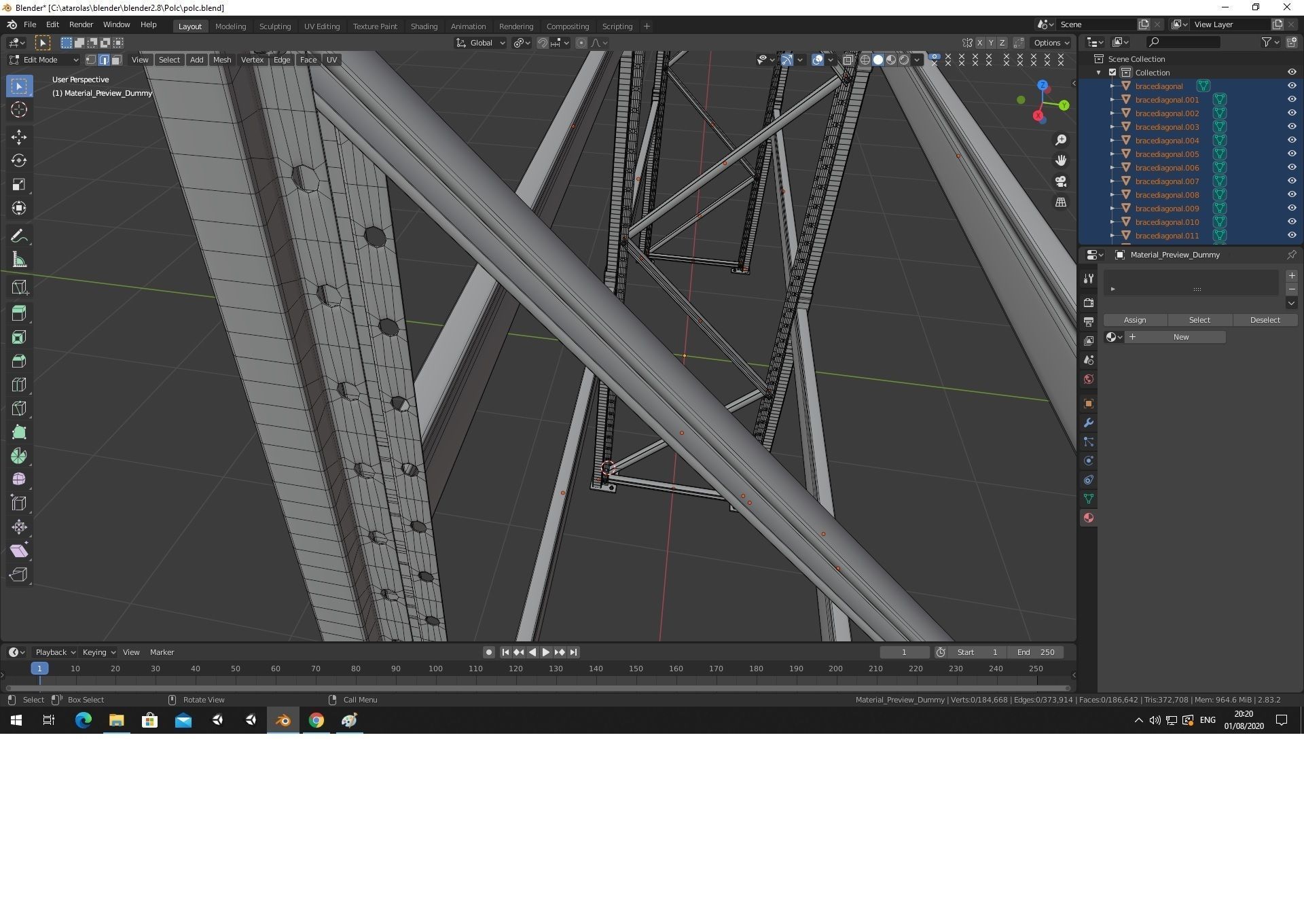 warehouse shelf 3D model_6