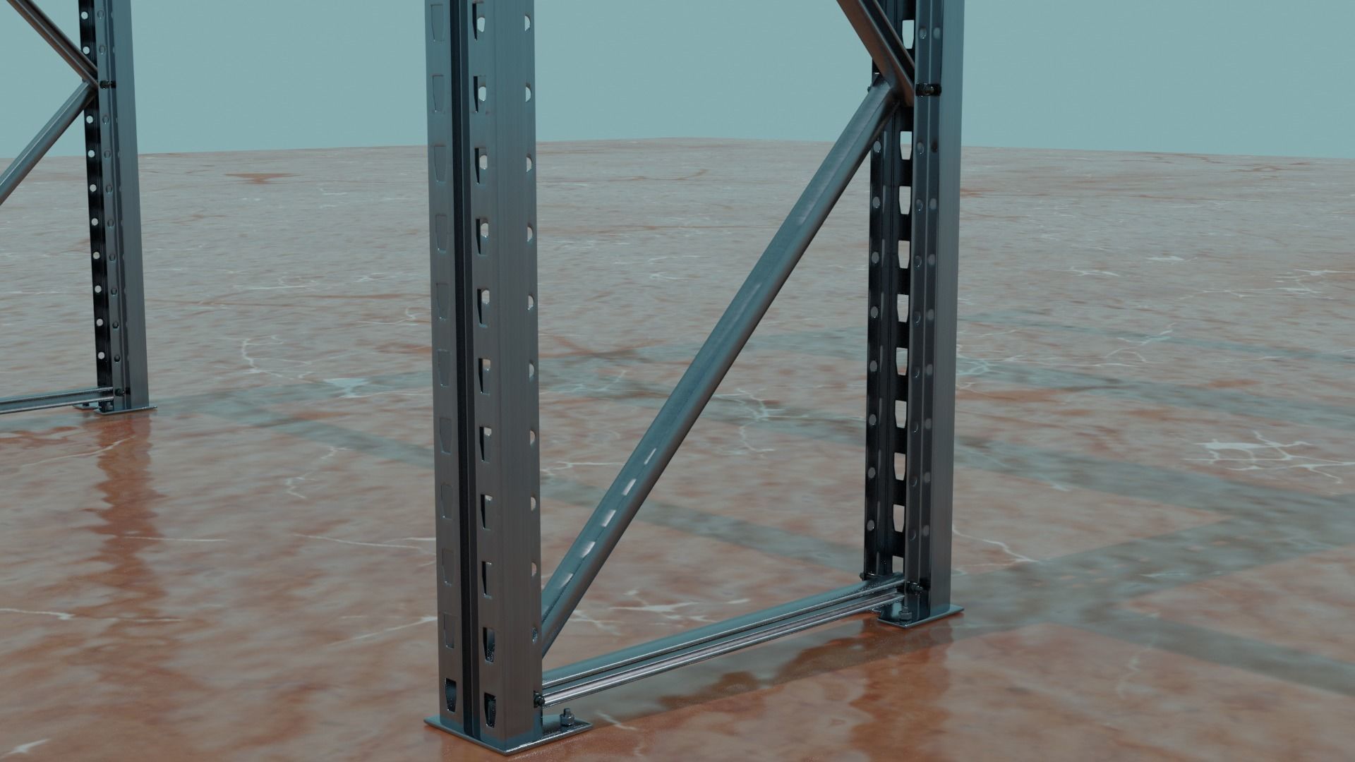 warehouse shelf 3D model_8