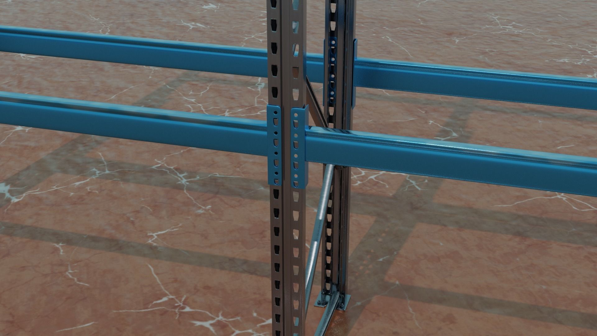 warehouse shelf 3D model_3