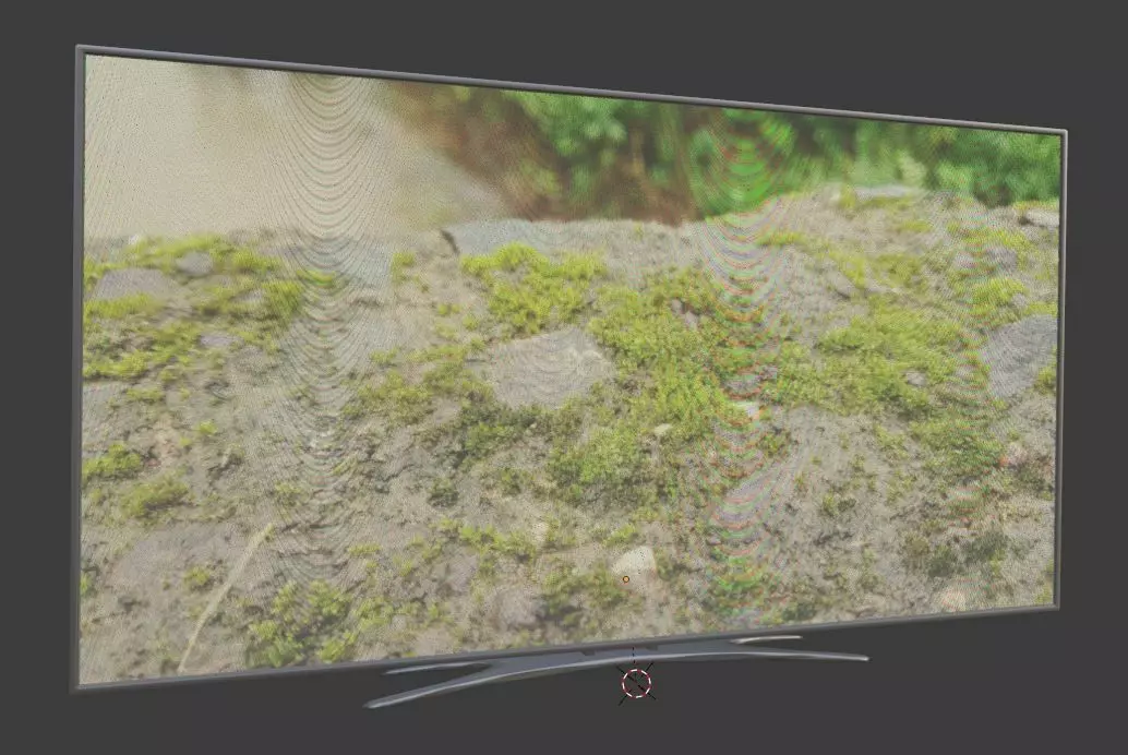Led TV 53 Inch 3D model