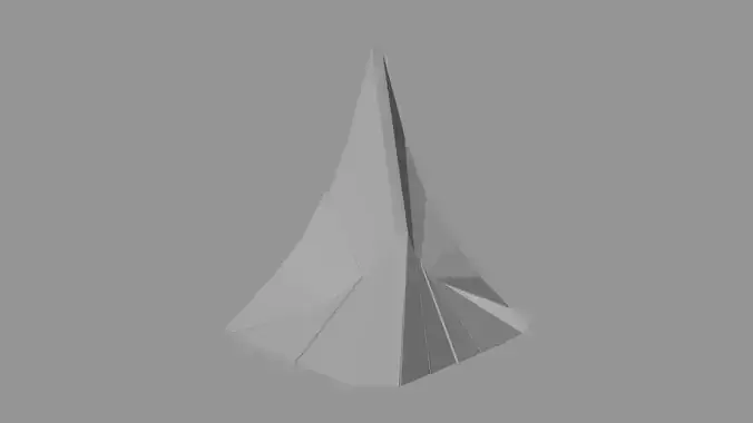 Artistic Decorative Peak Structure