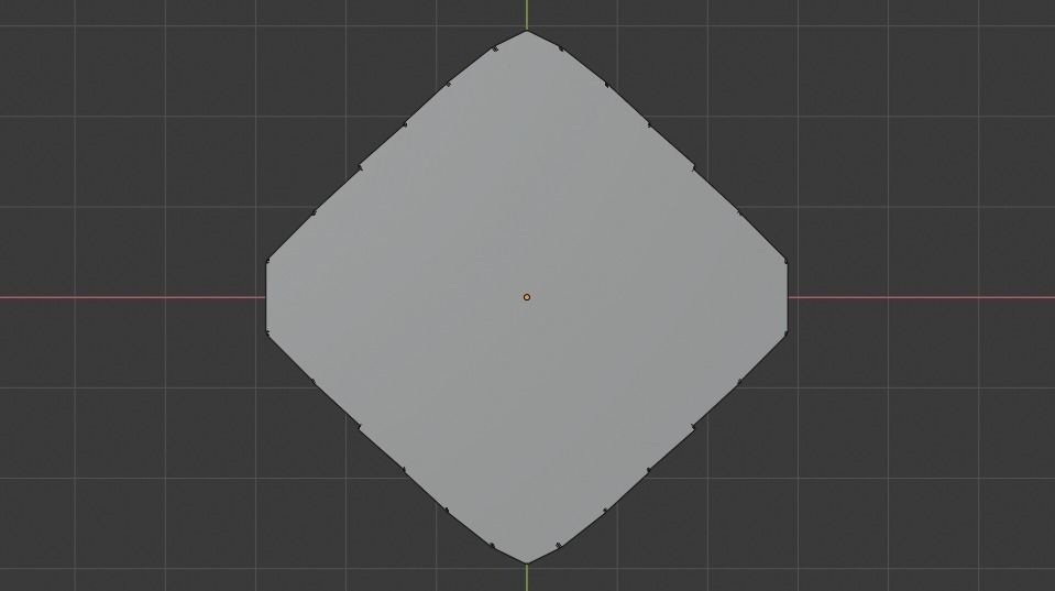 Artistic Decorative Peak Structure Low-poly 3D model_12