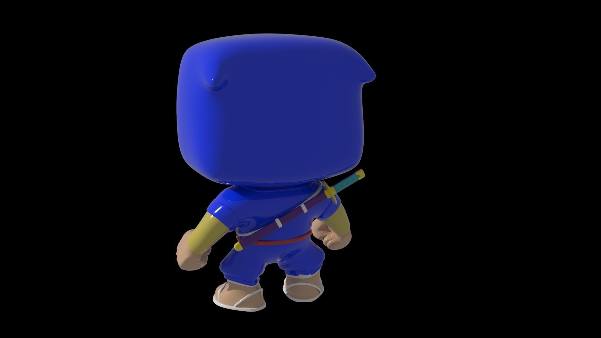 NINJA HATTORI FUNKO POP 3D print model_1