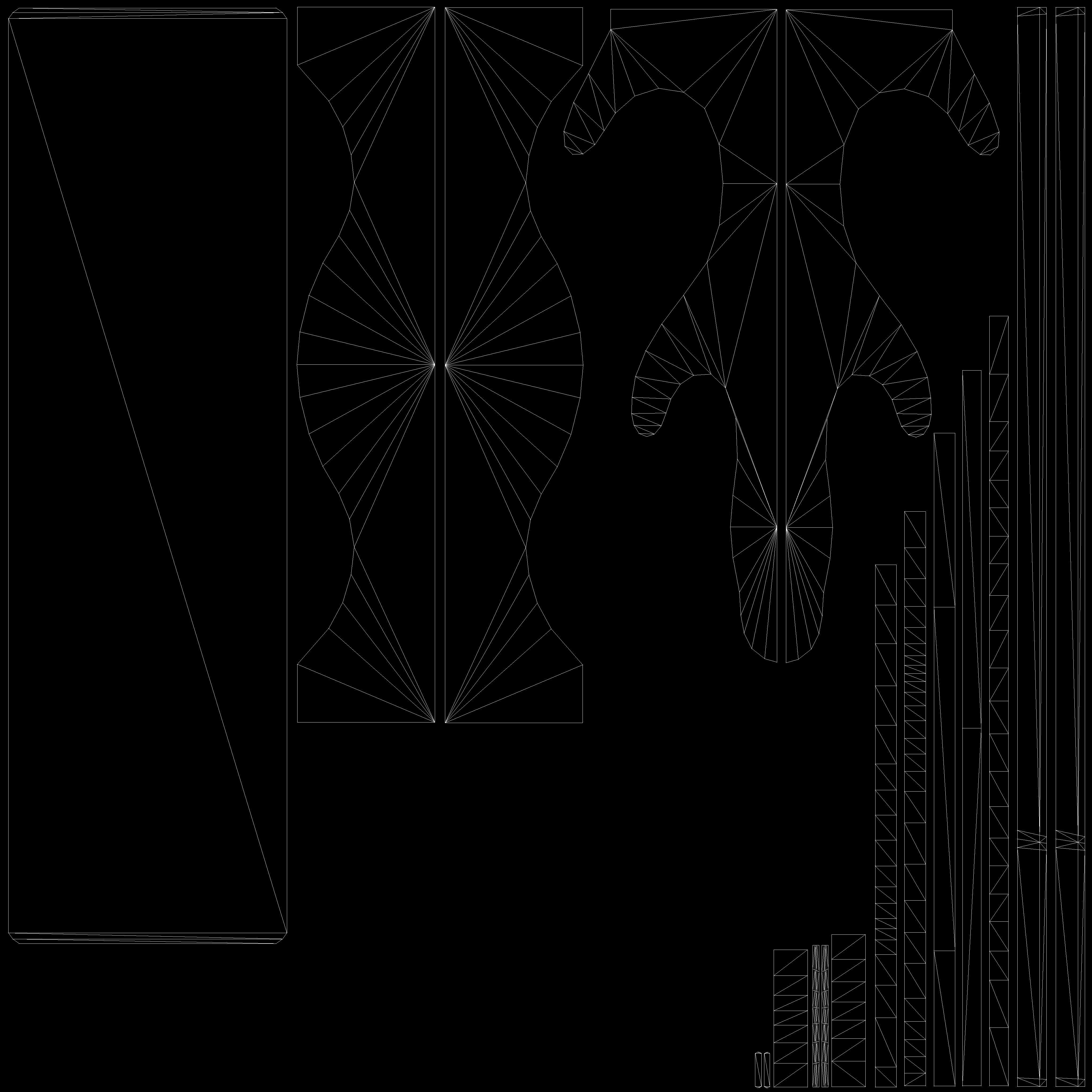 Katana - Game-Ready Model two samurai swords Low-poly 3D model_11