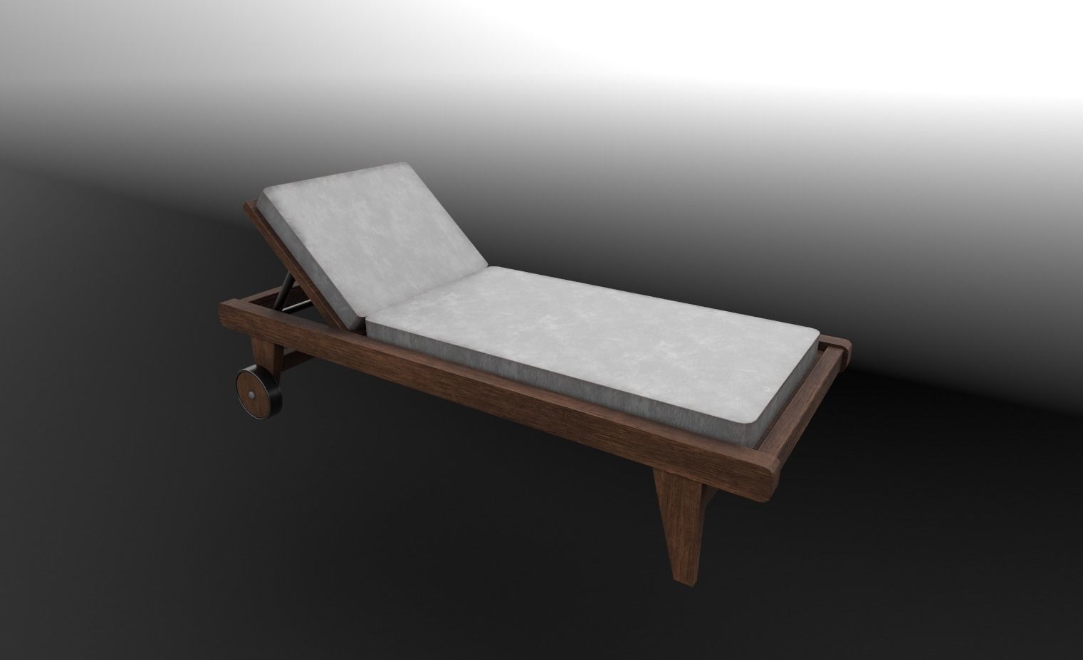 Sunbed Solseng PBR 3D Model Low-poly 3D model_3