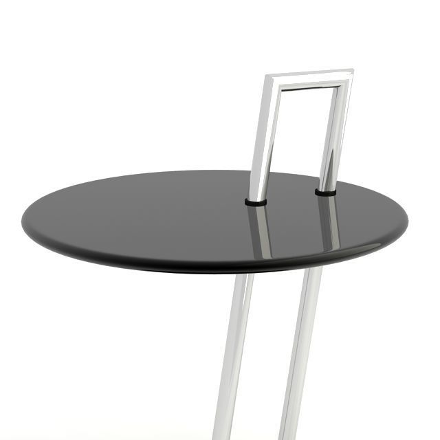 Occasional Table round 3D model_1