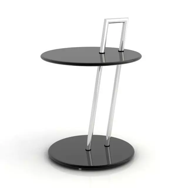 Occasional Table round 3D model_0