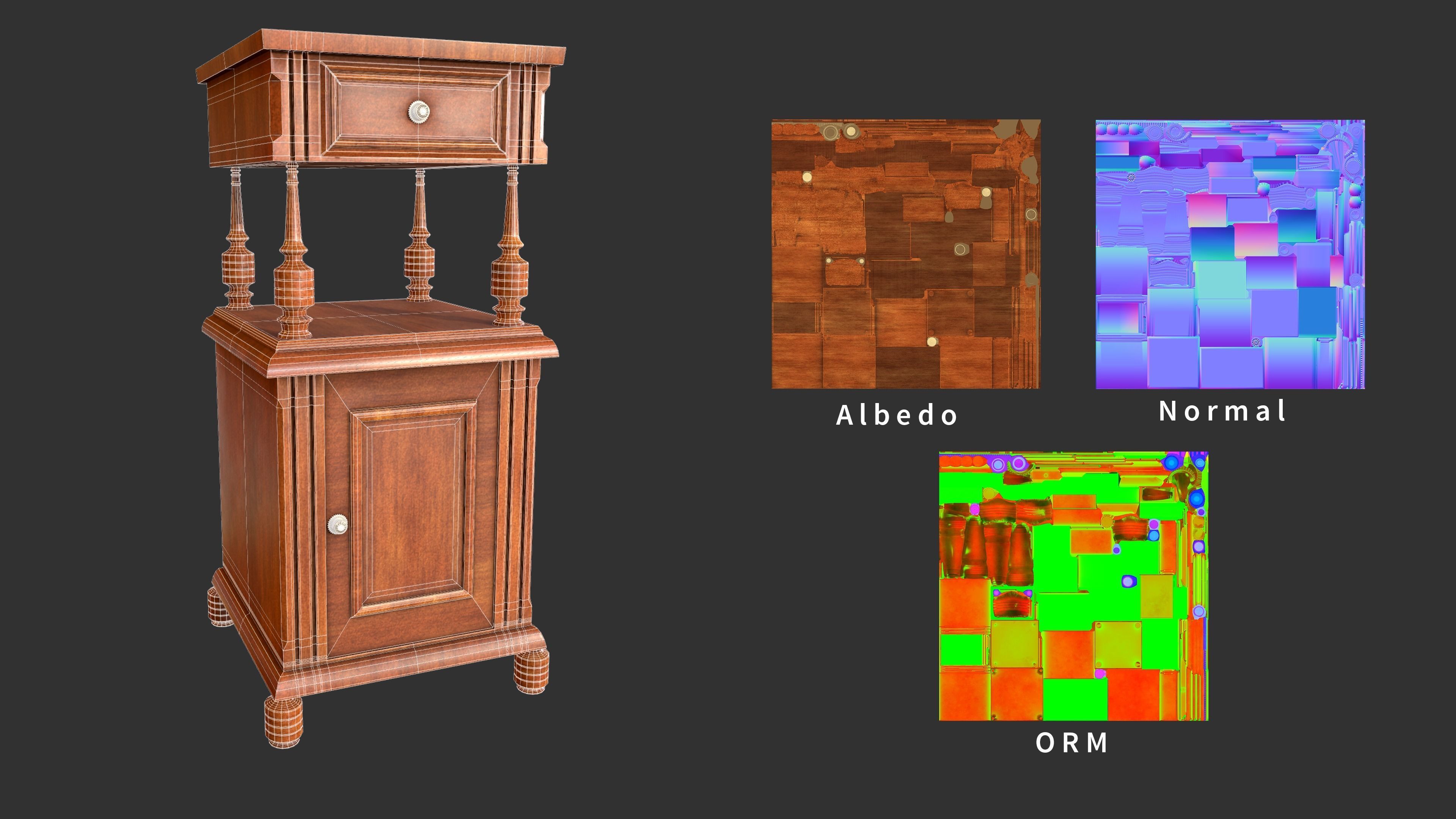 Victorian Smoking Stand 3D model_3