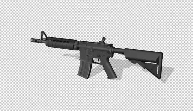 m4a1 boy 3D model