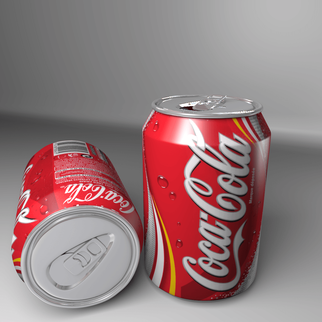 Coca-cola Soft Drink Can 3D model_5