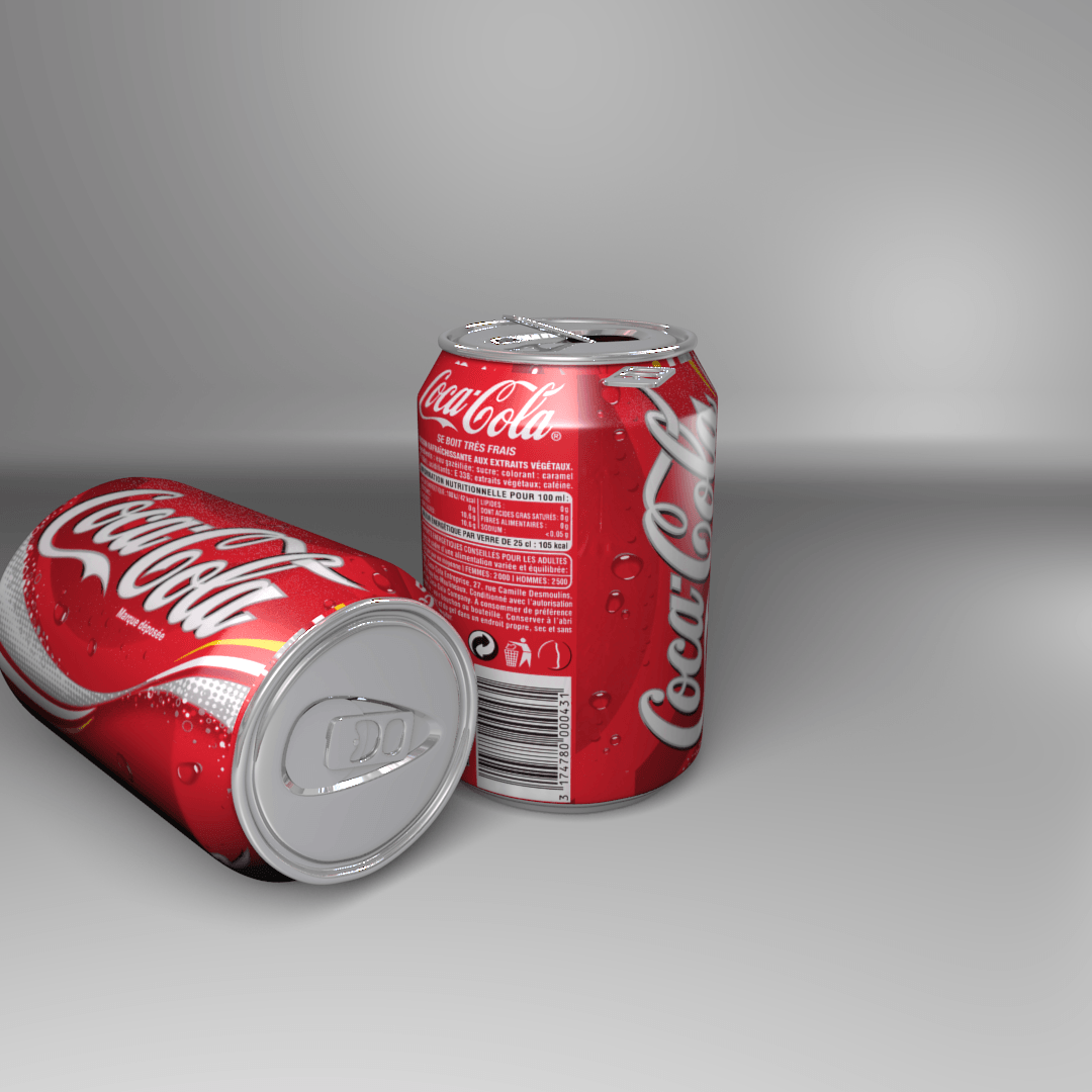 Coca-cola Soft Drink Can 3D model_6