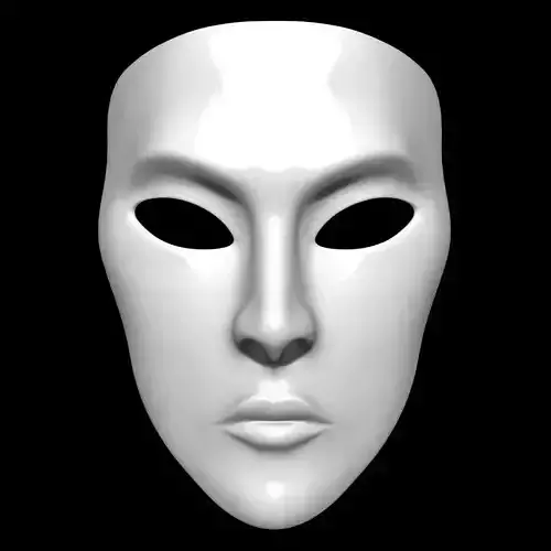 Mask Face 3D model